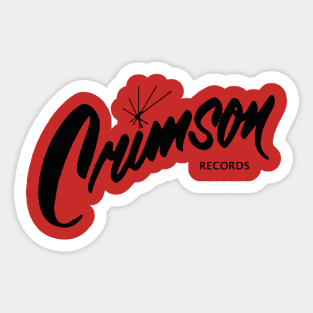 Crimson Records Sticker